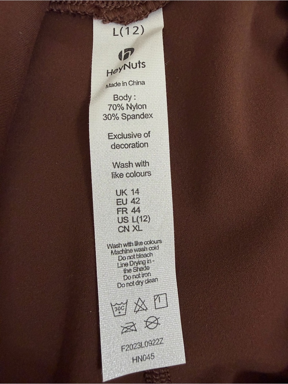 Halara Women’s Essential Full Length Yoga Pant 28” Java Coffee Size Large (12) - Picture 4 of 5